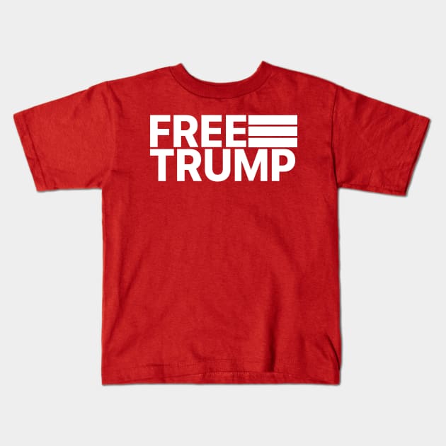 free trump Kids T-Shirt by vintage-corner